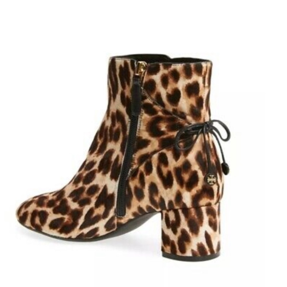Tory Burch Laila Leopard Booties
